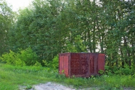 Участок рядом с лесной рощей